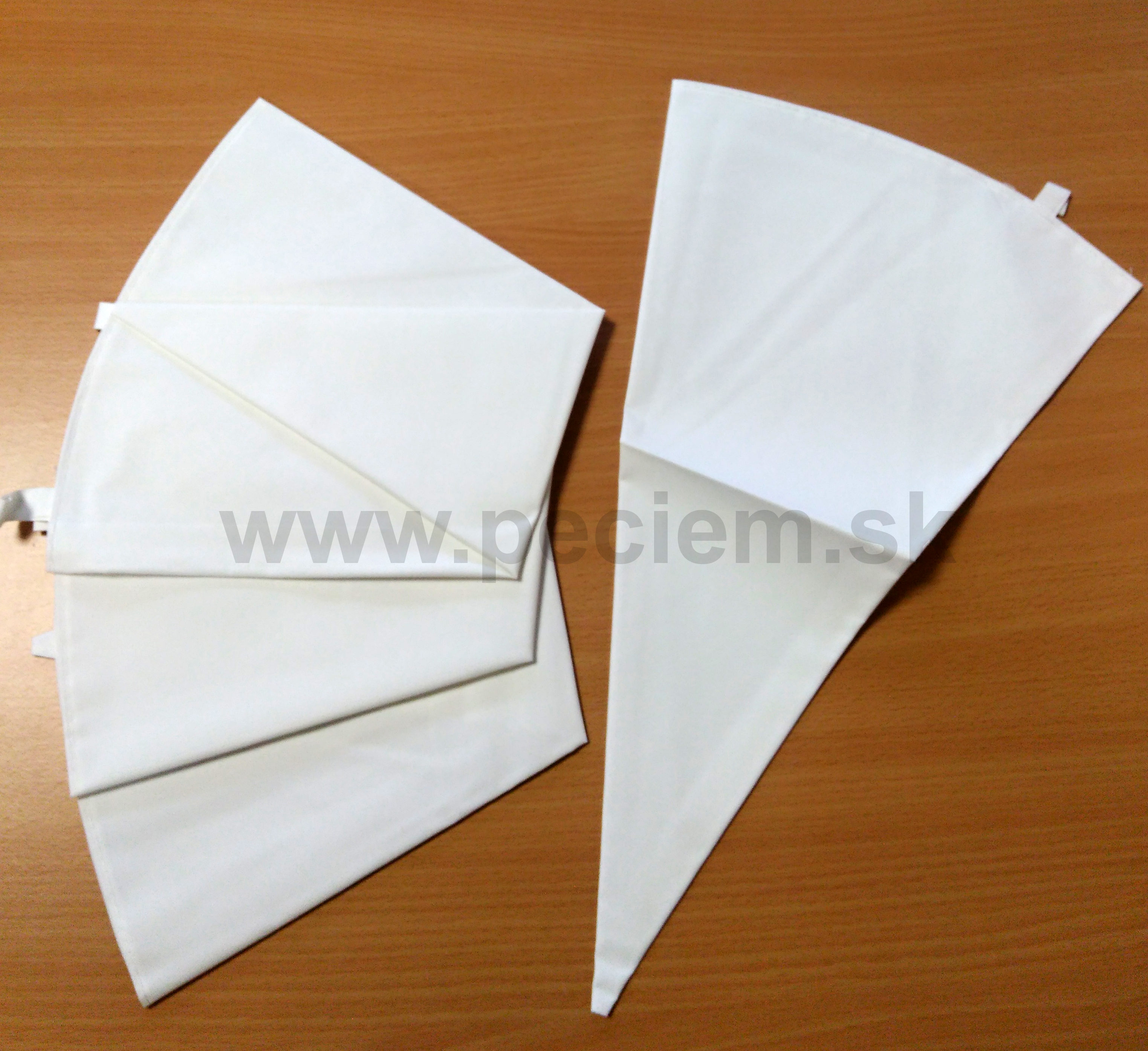 Cukrárske látkové pogumované vrecko 40 cm 1 ks