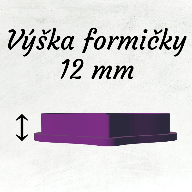 Vykrajovač Štvorec vlnky