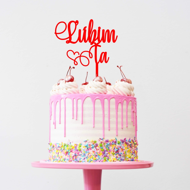 Zápich ´Ľúbim Ťa´ typ 1 - Viacfarebný