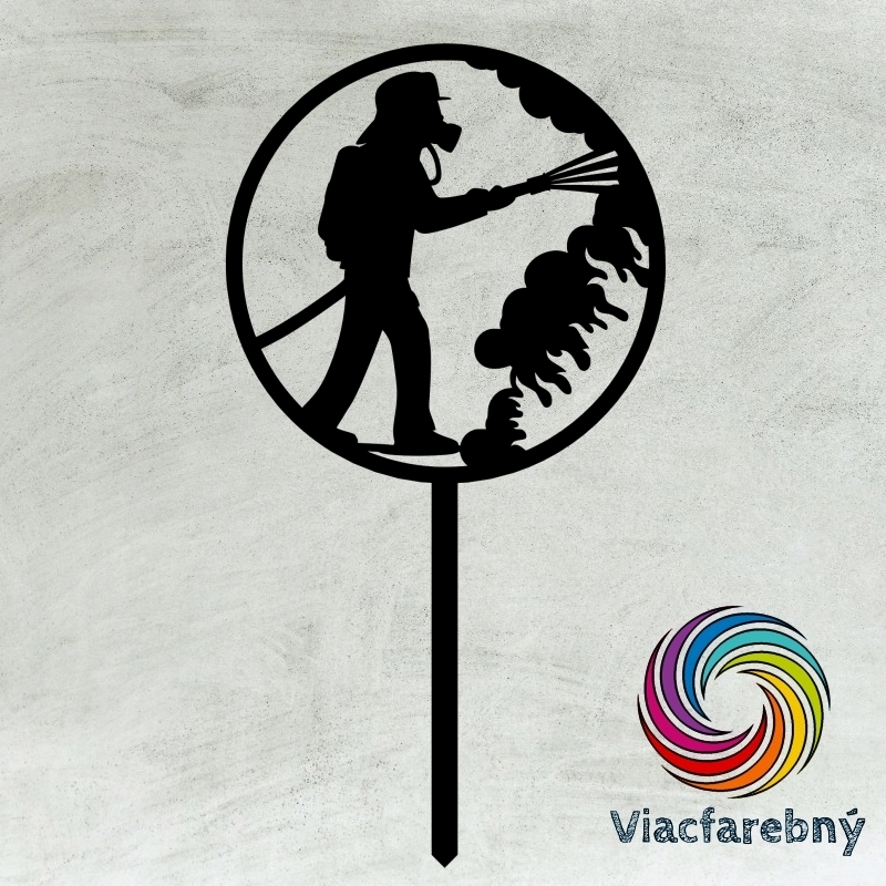 Hasič - Viacfarebný zápich