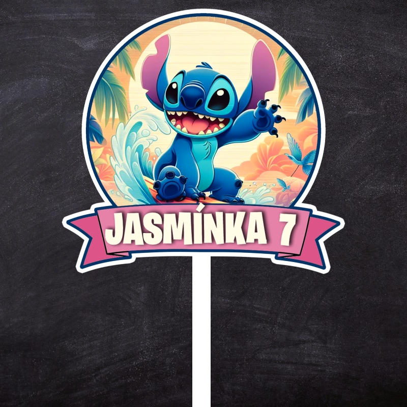 Zápich Lilo a Stitch s menom a vekom Typ1