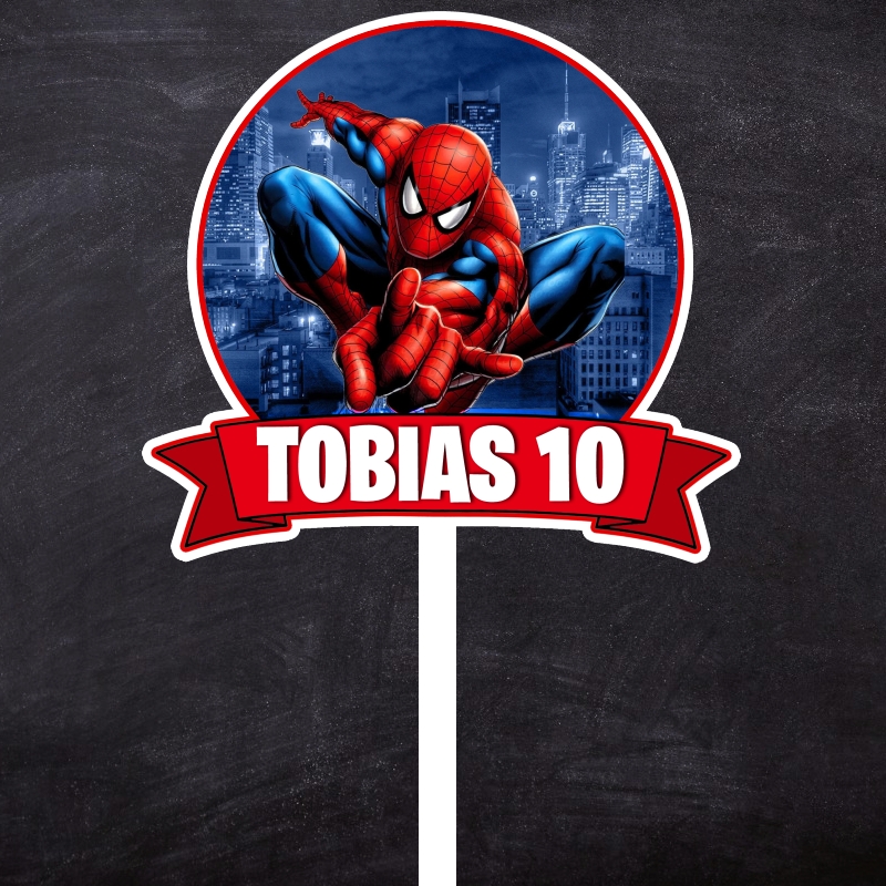 Zápich Spiderman s menom a vekom