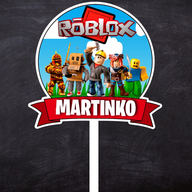 Zápich Roblox s menom a vekom