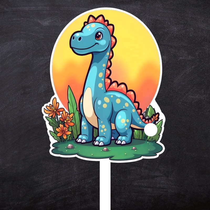 Zápich Dino kreslený