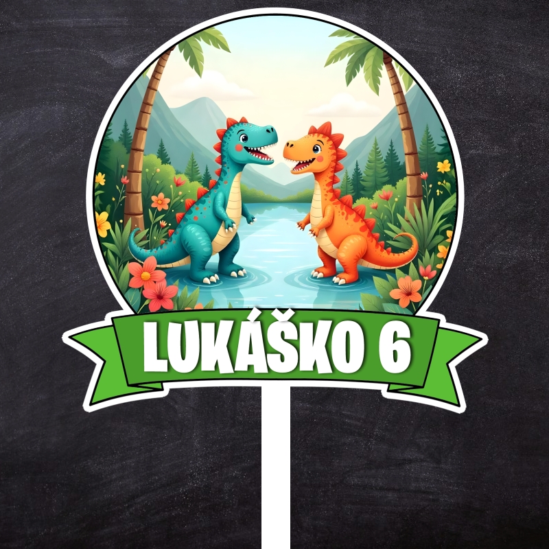 Zápich Dino Typ 1 - s menom a vekom