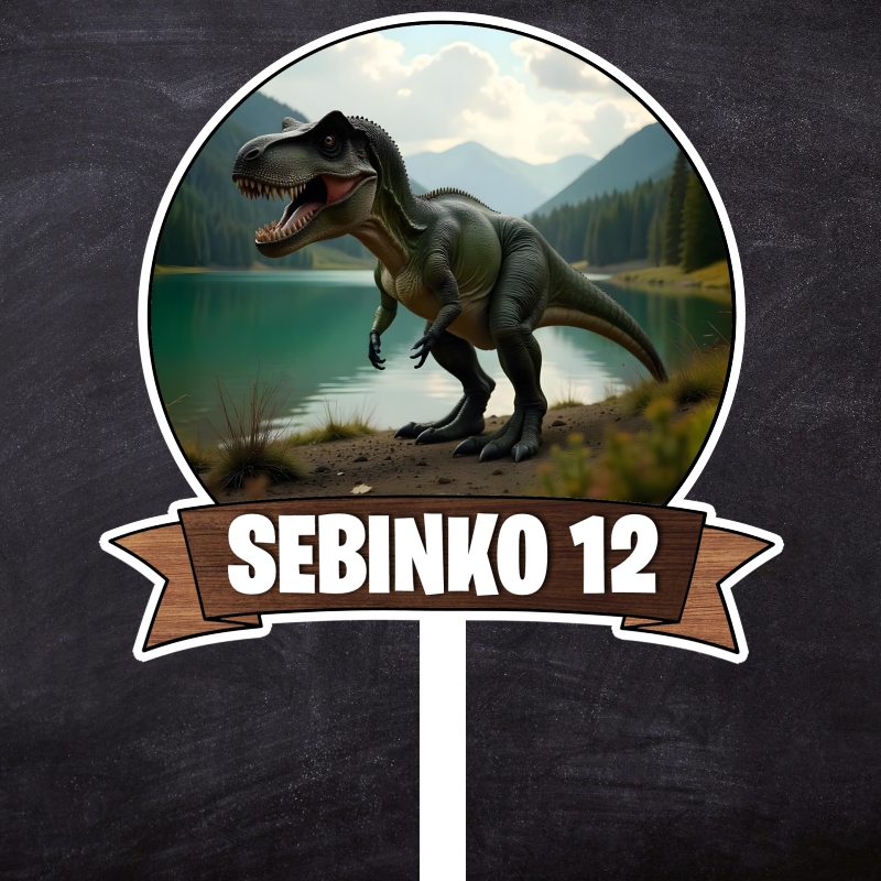 Zápich Dino Typ 2 - s menom a vekom