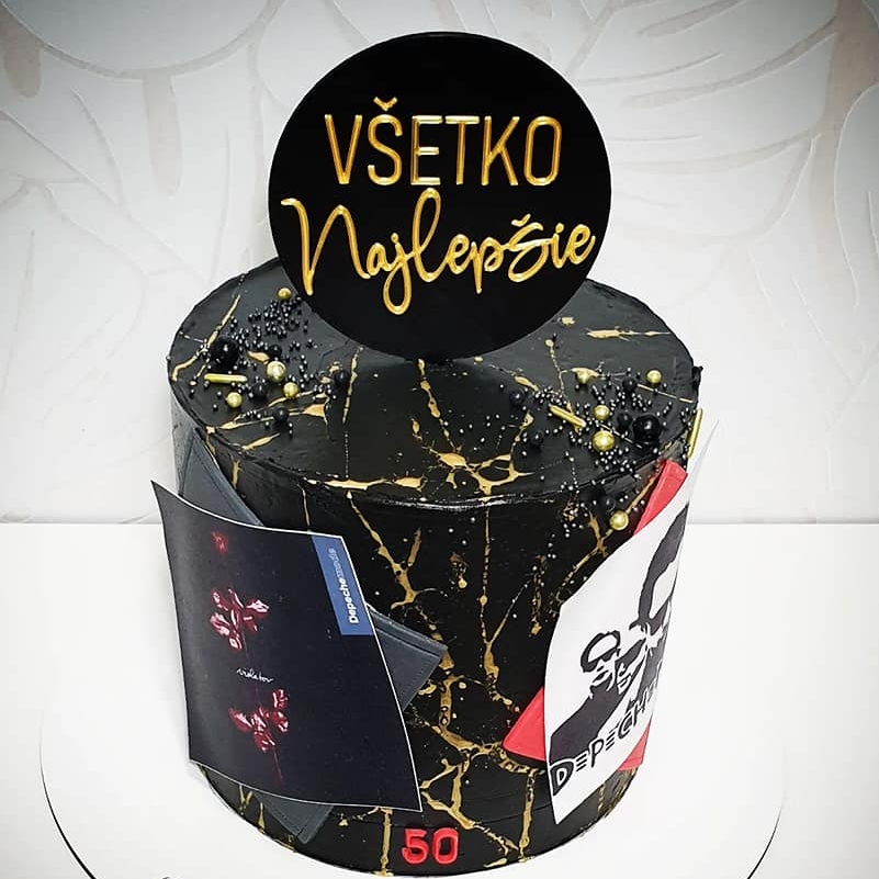 "Všetko najlepšie" v kruhu - Dvojfarebný