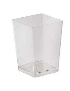 Dezertný plastový kelímok Square 120 ml