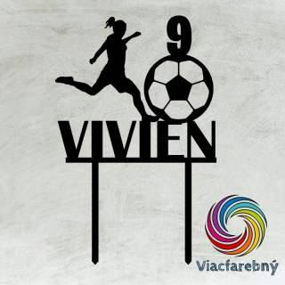 Futbalistka s menom a vekom - Viacfarebný zápich