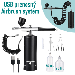 Prenosný USB Airbrush set