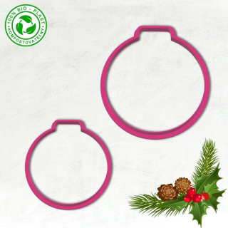 Vykrajovač Vianočná guľa / banka - typ4