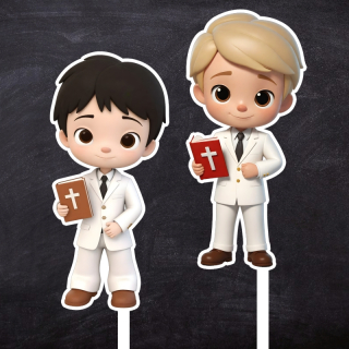 Obrázkový zápich - Chlapec s knižkou