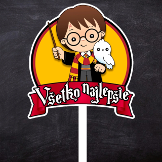 Zápich Harry Potter "Všetko najlepšie"