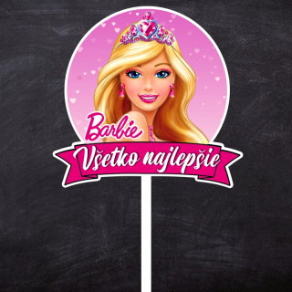 Zápich Barbie "Všetko najlepšie"