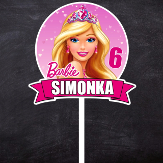 Zápich Barbie s menom a vekom