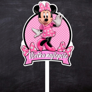 Zápich Minnie "Všetko najlepšie"