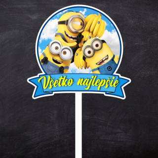 Zápich Mimoni "Všetko najlepšie"