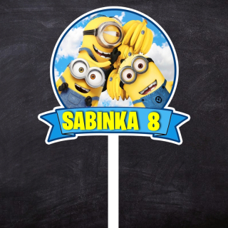 Zápich Mimoni s menom a vekom