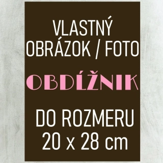 Vlastný obrázok / foto do veľkosti A4 - OBDĹŽNIK