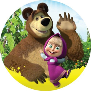 Máša a Medveď KRUH - typ 1
