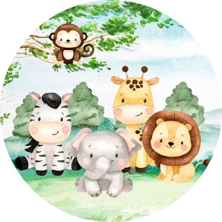 Safari zvieratká KRUH - typ 1