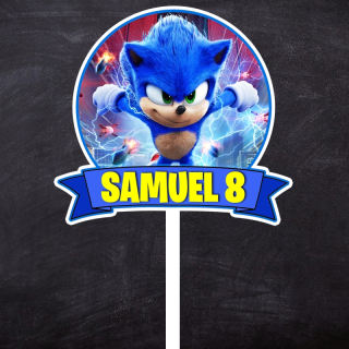 Zápich Sonic s menom a vekom