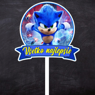 Zápich Sonic "Všetko najlepšie"