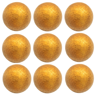 Čokoládové zlaté guličky SUN Ø27 mm 7 ks
