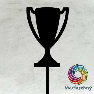 Zápich Pohár - Viacfarebný