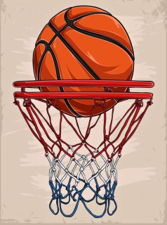 Basketbal OBDĹŽNIK - typ 1