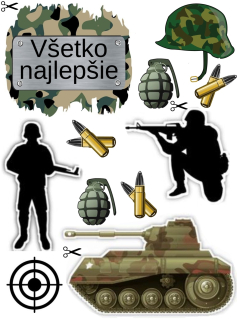 Army obrázky A4 strana - typ 1