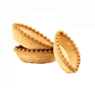 Tartaletky LODIČKY svetlé 7x3,5 cm 20 ks 