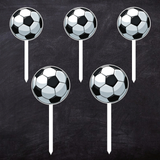 Zápichy futbalové lopty set - 5 ks