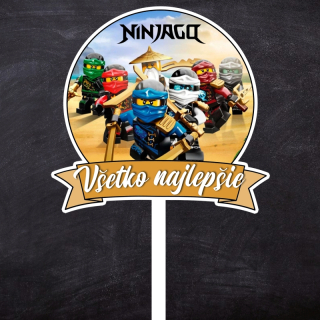 Zápich Ninjago "Všetko najlepšie"