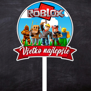 Zápich Roblox "Všetko najlepšie"