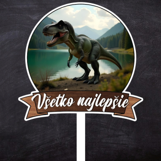 Zápich Dino Typ 2 "Všetko najlepšie"