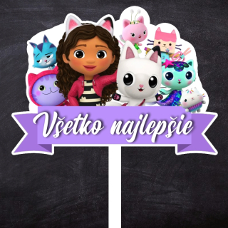 Zápich Gabby "Všetko najlepšie"