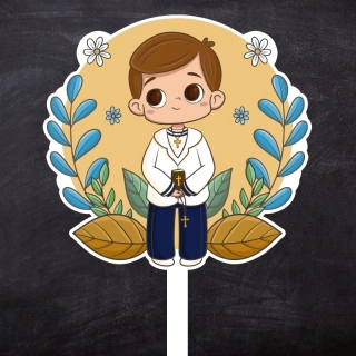 Obrázkový zápich - Prvé sväté prijímanie chlapec