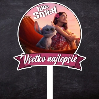 Zápich Lilo a Stitch "Všetko najlepšie" - Filmový