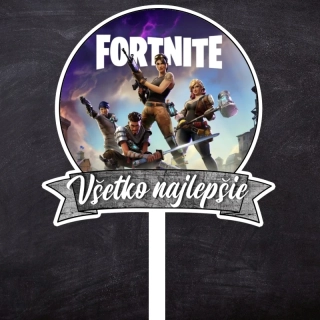 Zápich Fortnite "Všetko najlepšie"