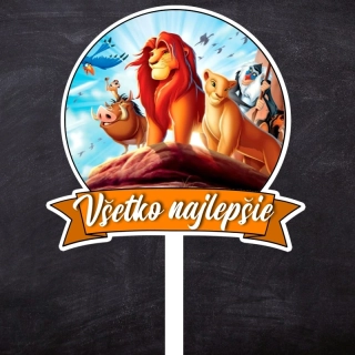 Zápich Leví Kráľ "Všetko najlepšie"
