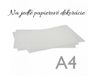 Modecor Jedlý papier na výrobu dekorácií A4 0,3 mm 5 ks