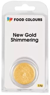 FC trblietavá prášková farba NEW GOLD SHIMMERING 2,5 g