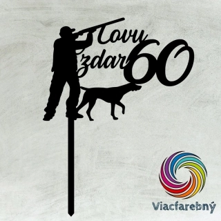 Lovu zdar s číslom - Viacfarebný zápich