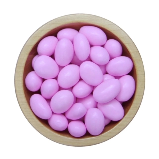 Mandle v ružovej čoko kruste - vajíčka 100 g