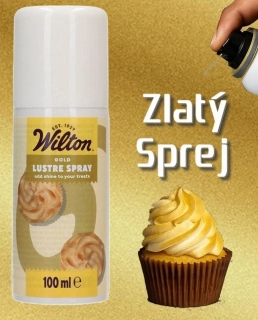 Wilton Farba v spreji ZLATÁ 100 ml