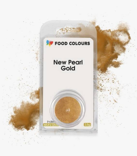 FC trblietavá prášková farba NEW PEARL GOLD 2,5 g
