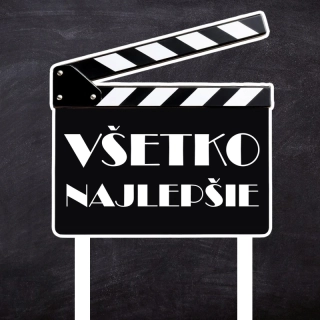 Zápich Klapka "Všetko najlepšie" (rôzne veľkosti)