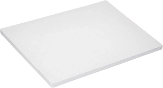 Decora Pevný Biely 1 cm podnos OBDĹŽNIK 30x40 cm